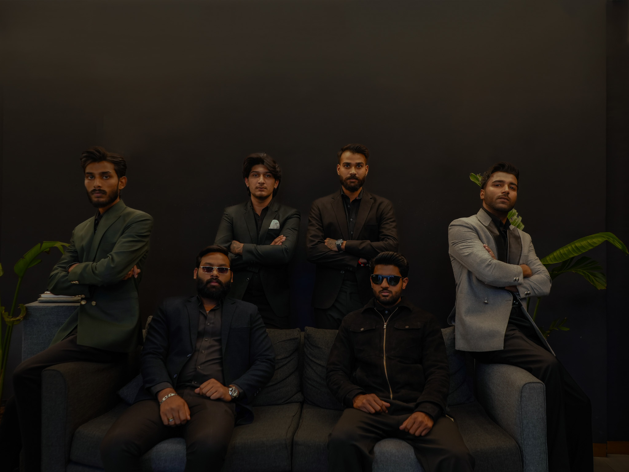 Elegant salon interior