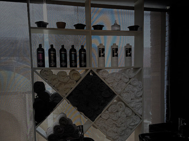 Elegant salon interior with modern design